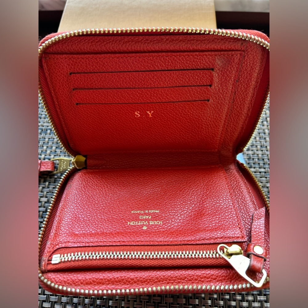 Louis Vuitton Empreinte Leather Compact Zippy Wallet TS1163 - Picture 6 of 9